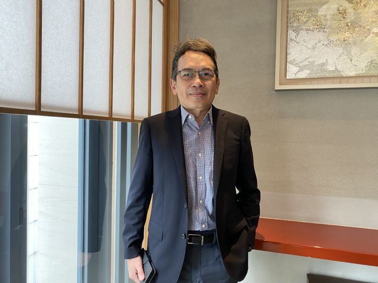 升阳半董事长蔡幸川表示，先进封装需求飙升，再生晶圆、晶圆薄化业务也受惠。陈玉娟摄