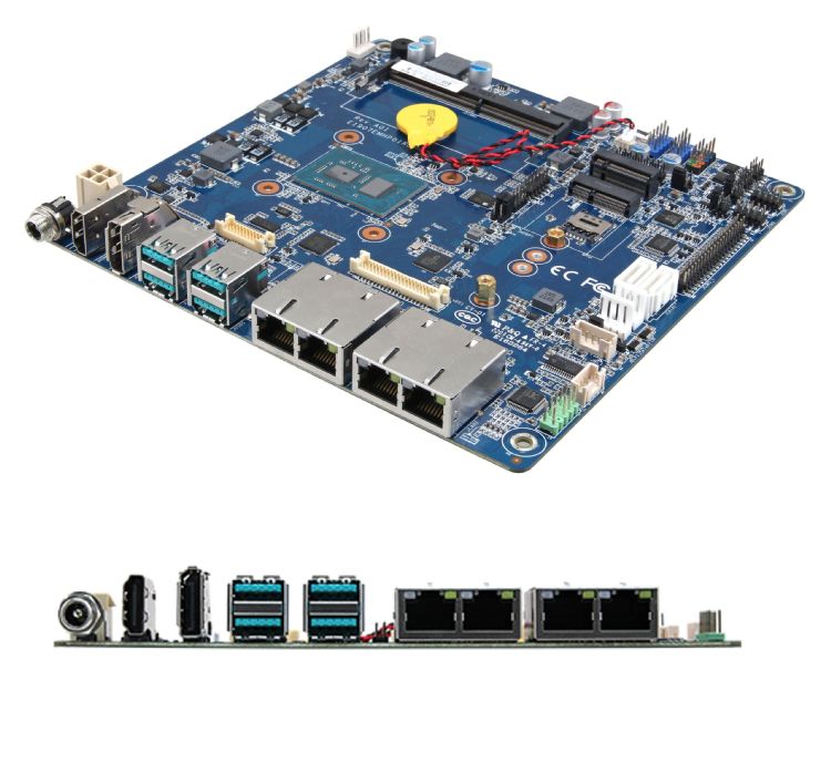 安勤科技工业级主机板EMX-EHLP 采Intel Celeron/Atom SoC BGA处理器。安勤