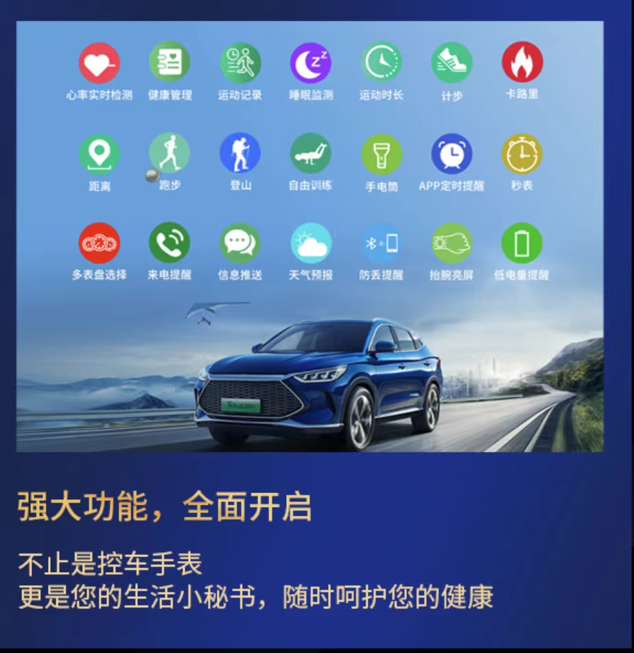 比亚迪智能手表预计4月推出  相关信息获曝光 将集成车钥匙功能-我爱音频网
