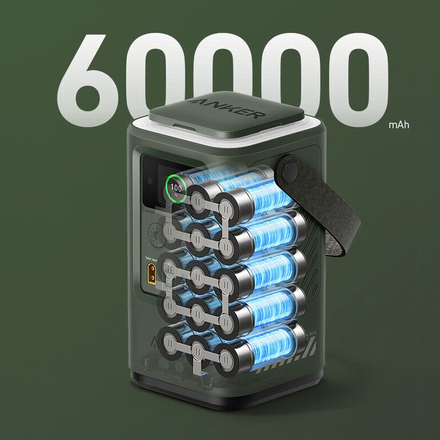 Anker 548移动电源上市，60000mAh超长续航87W多口快充-充电头网