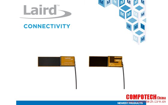 贸泽开售Laird Connectivity面向Wi-Fi和蓝牙应用的 FlexPIFA 2-dBi和3-dBi天线