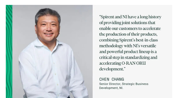 官宣！NI和思博伦通信推出首个面向OpenRAN O-RU客户的综合性测试解决方案
