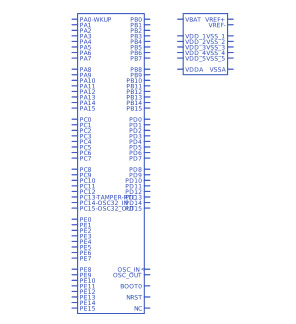 STM32F100VET6符号