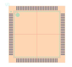 STM32F100VET6脚印