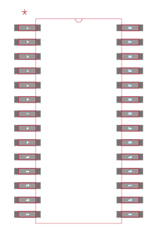 ADS7825UB焊垫