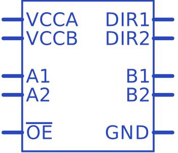 SN74AVC2T245RSWR符号