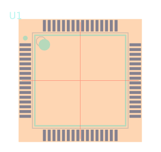 STM32F103RET6脚印