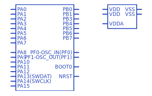 STM32F051K4T6TR符号