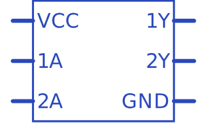 SN74LVC2G14DBVR符号