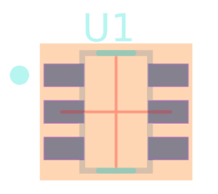 SN74LVC2G14DBVR脚印