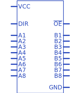 SN74LVC245APWR符号