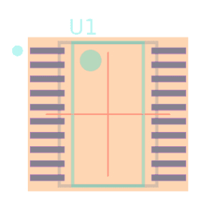 SN74LVC245APWR脚印