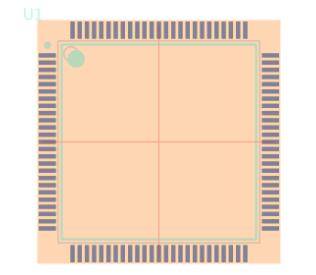 STM32F407VGT6J脚印