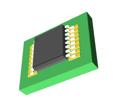 SN74HC595PWR 3D模型