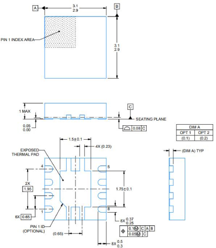 TPS7A8101DRBR封装