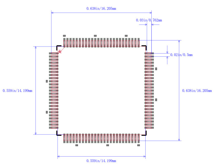 STM32F103VGT6封装