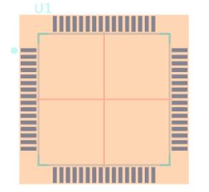 STM32F446RET6脚印