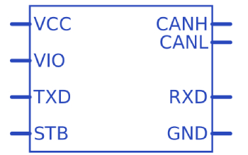 TCAN1042HVDR符号