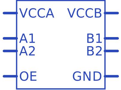 TXS0102DCTR符号