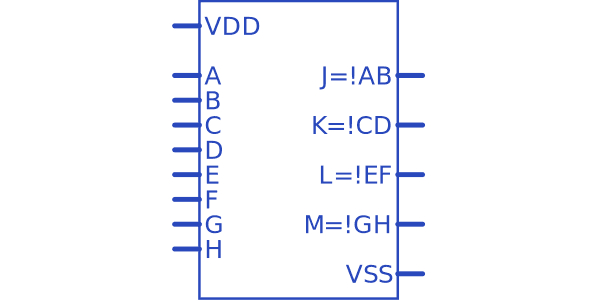 CD4011BE符号
