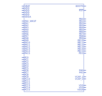 STM32F405RGT6符号