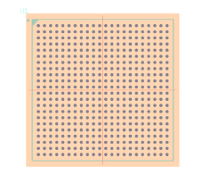 EP1AGX35CF484I6N脚印