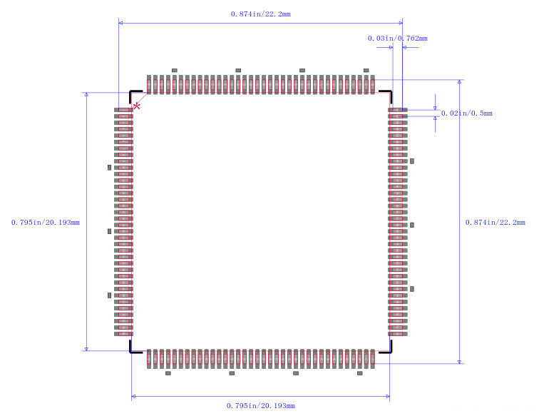 STM32F100ZDT6B封装