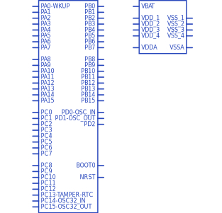 STM32F103R8T6TR符号