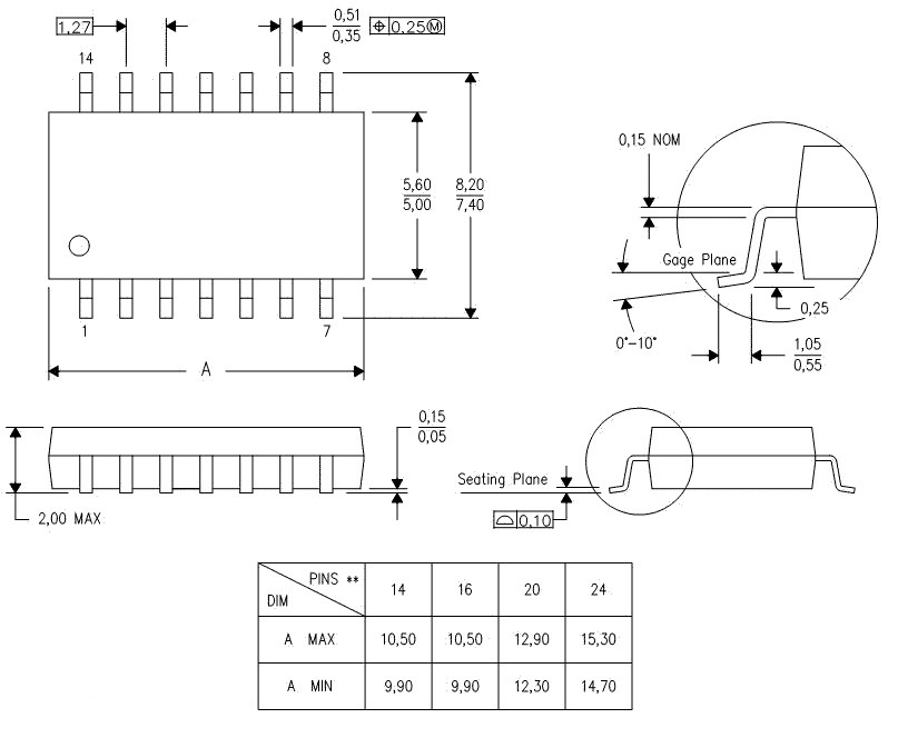 CD4051(SO-16封装)