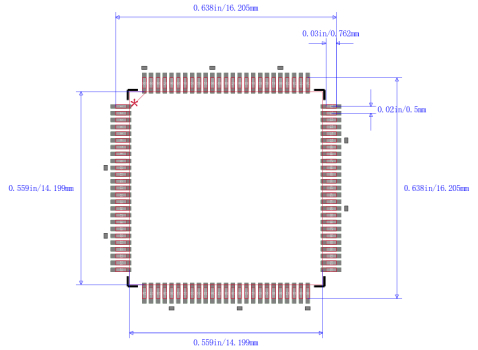 STM32F103VET7封装