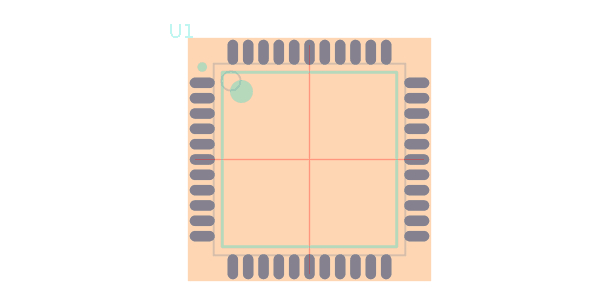 PIC18F46K80-IPT焊垫