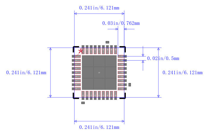 STM32F103T8U7封装