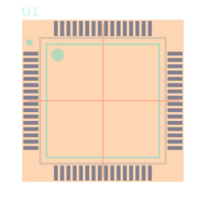 STM32F103R6T6脚印