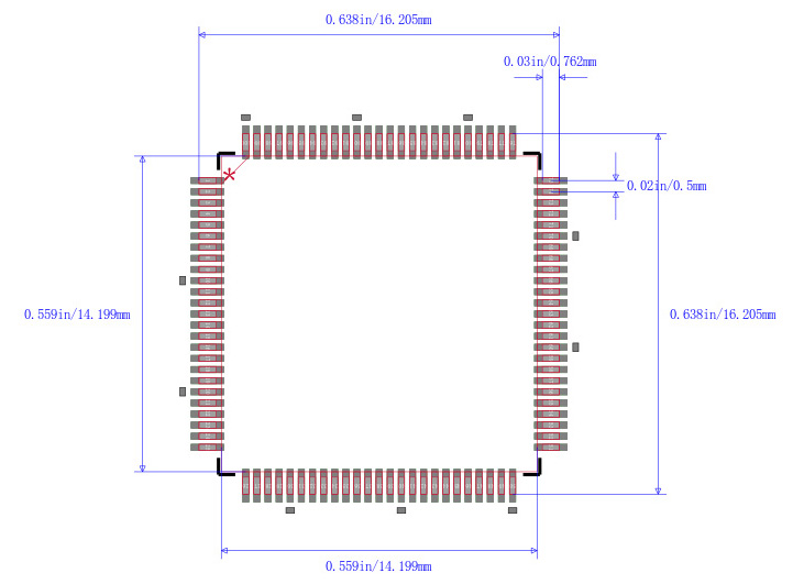 STM32F100VDT6B封装