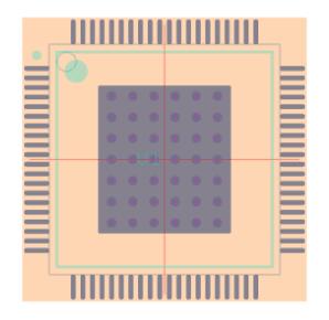 TMS320F28069PFPS脚印