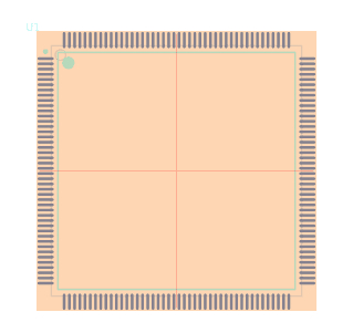 STM32F207IFT6脚印