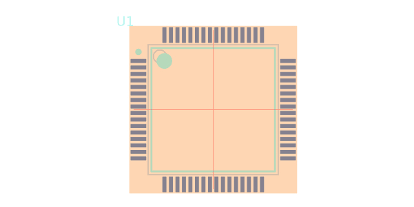 STM32F051R8T7脚印