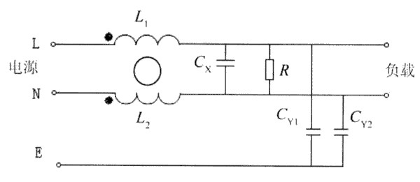 电源滤波器的典型结构