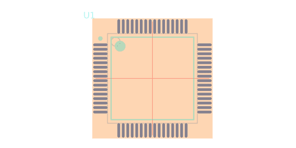 STM32F401RDT6TR脚印