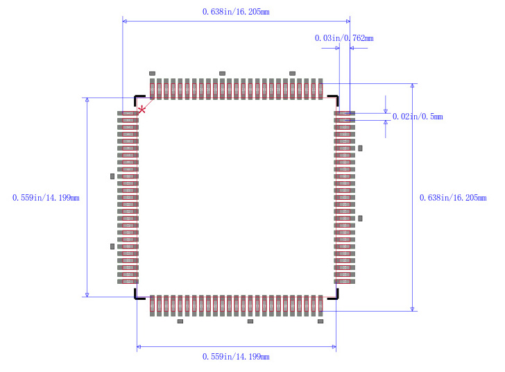 STM32F105VCT7封装