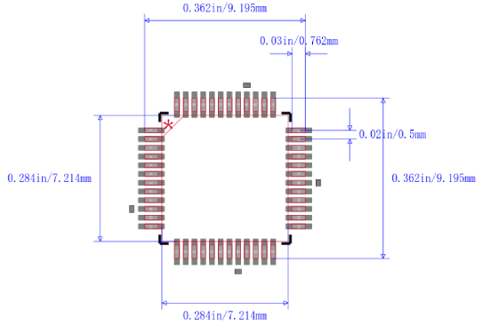 STM8S207CBT6封装