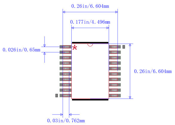 STM32F042F4P6封装