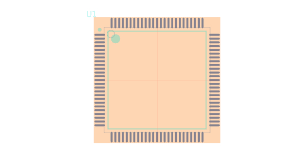 DSPIC33EP512MU810-IPF焊垫