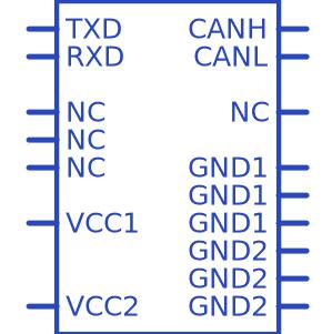 ISO1050DWR符号