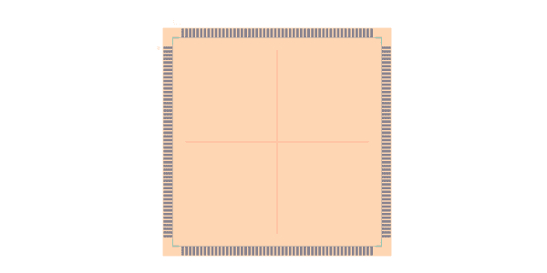 STM32F767BIT6焊垫