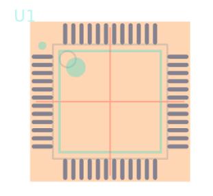 STM32F303C6T6脚印