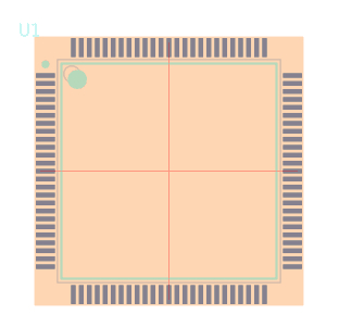 STM32F207VCT6TR脚印