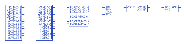 XC9536-7PC44C符号