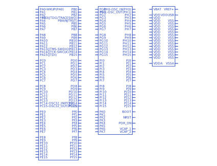 STM32F746BET6符号