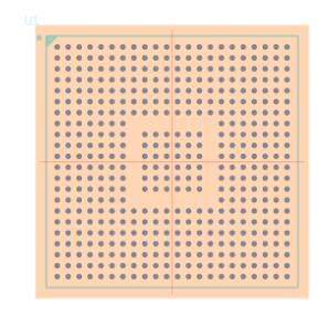 XC3S1500-4FGG456I脚印